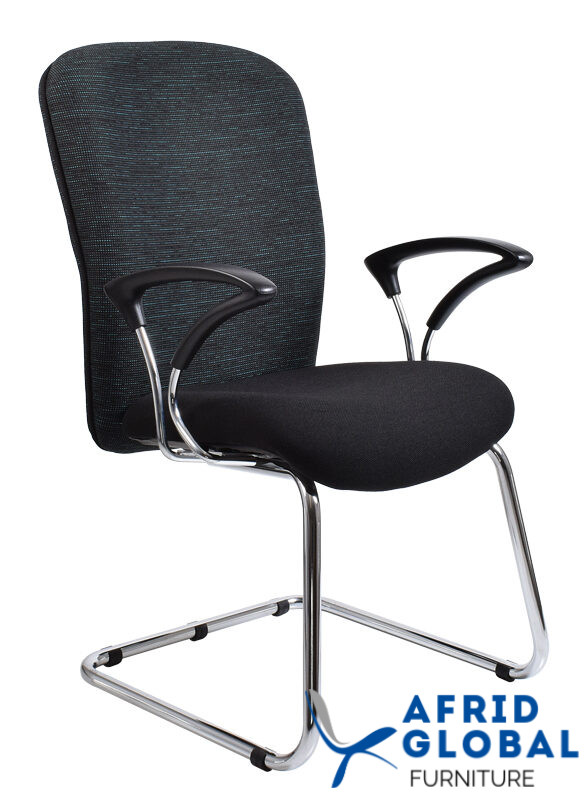 DIVA MID BACK SIDE CHAIR SLEIGH BASE