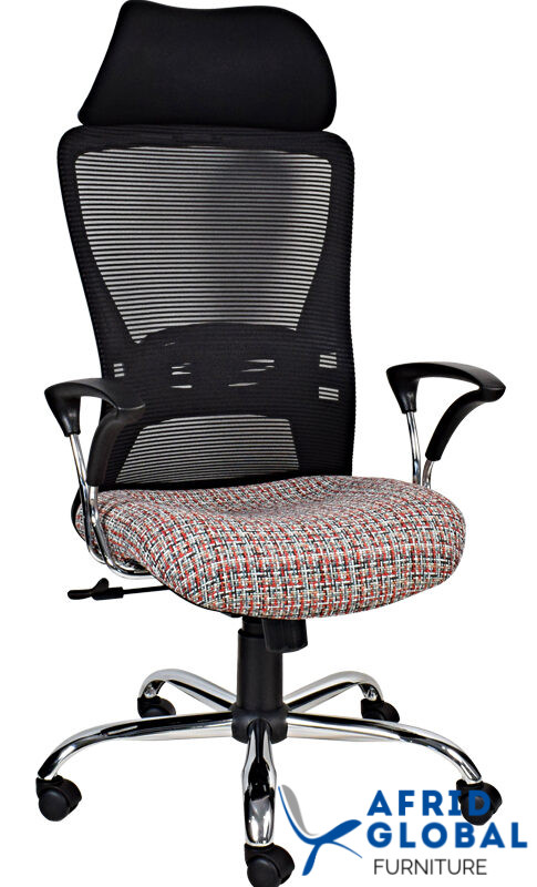 ZHAVIA NETTED BACK WITH HEAD REST SYNCHRO