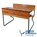 Double Combination School Desk (FLAT PACKED)