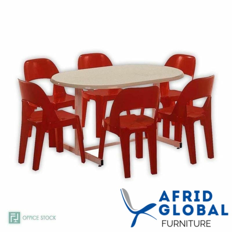 Oval Fibreglass Table