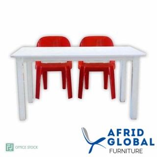 Rectangular Melamine Table with Cradle Stand